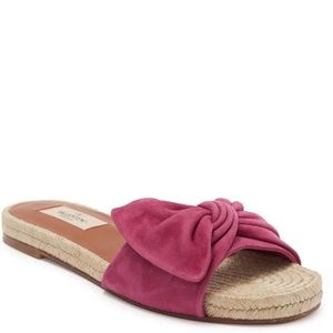 VALENTINO GARAVANI Bow Espadrille Slide Sandal